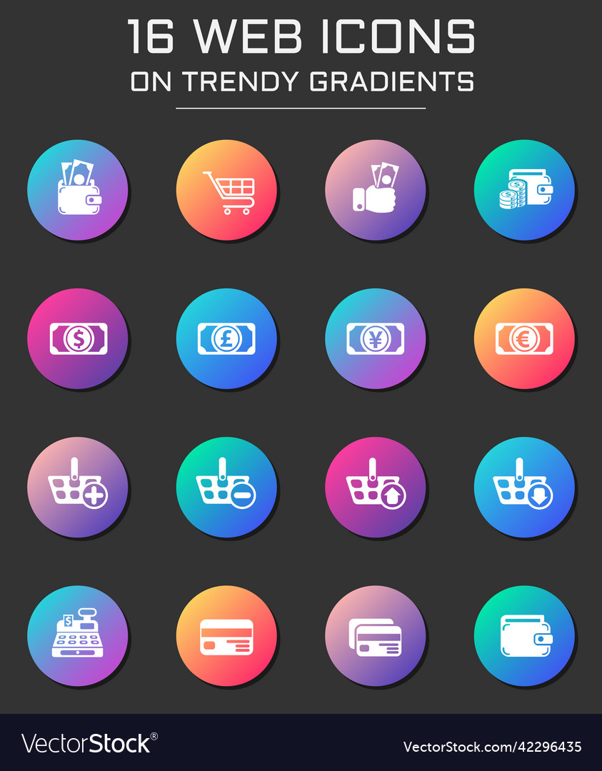 E-commerce icon set web icons