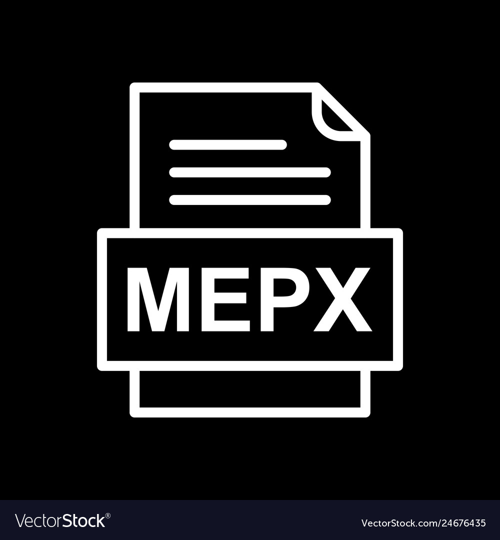 Mepx file document icon