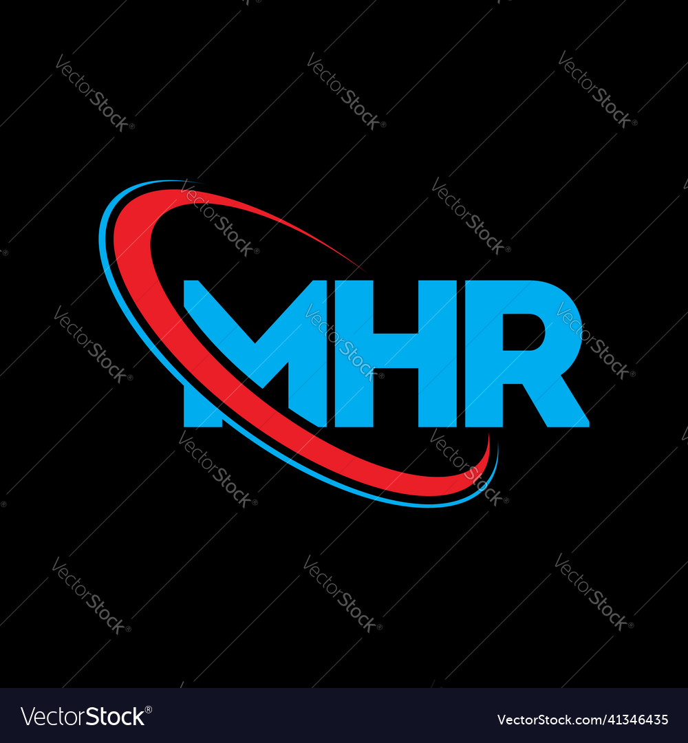 Mhr logo letter design