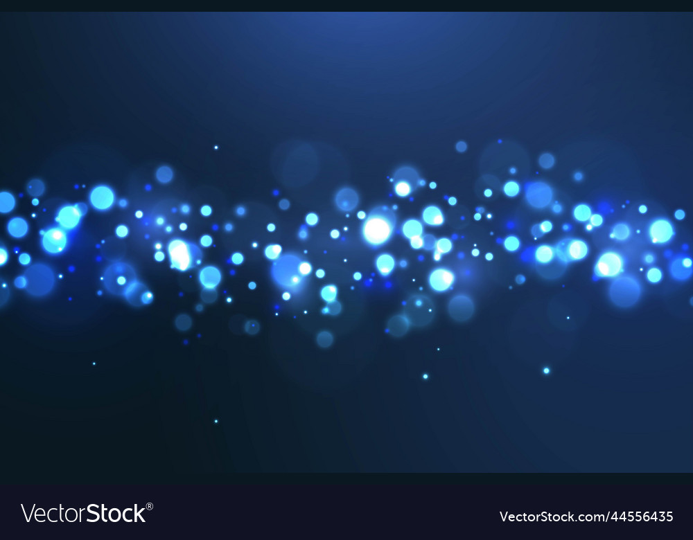 Realistic bokeh background design