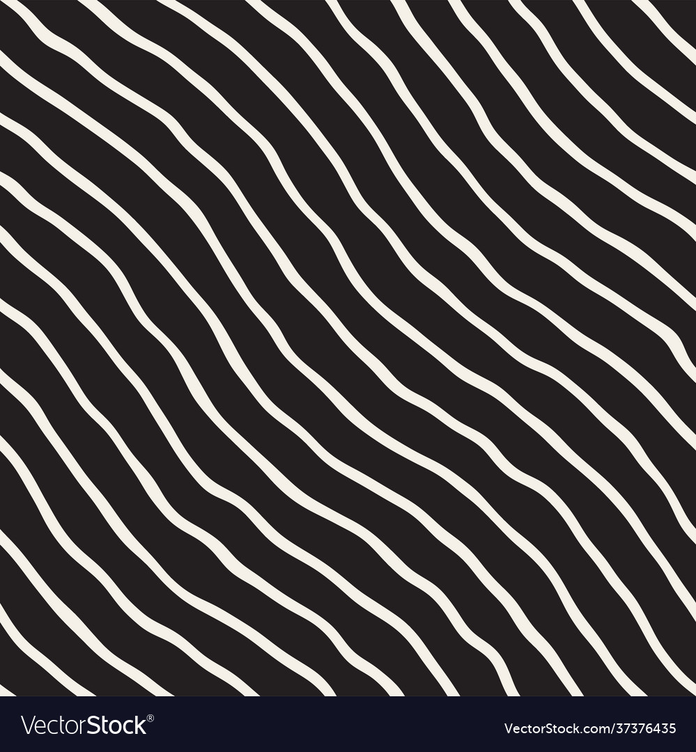 Seamless pattern with hand drawn waves abstract