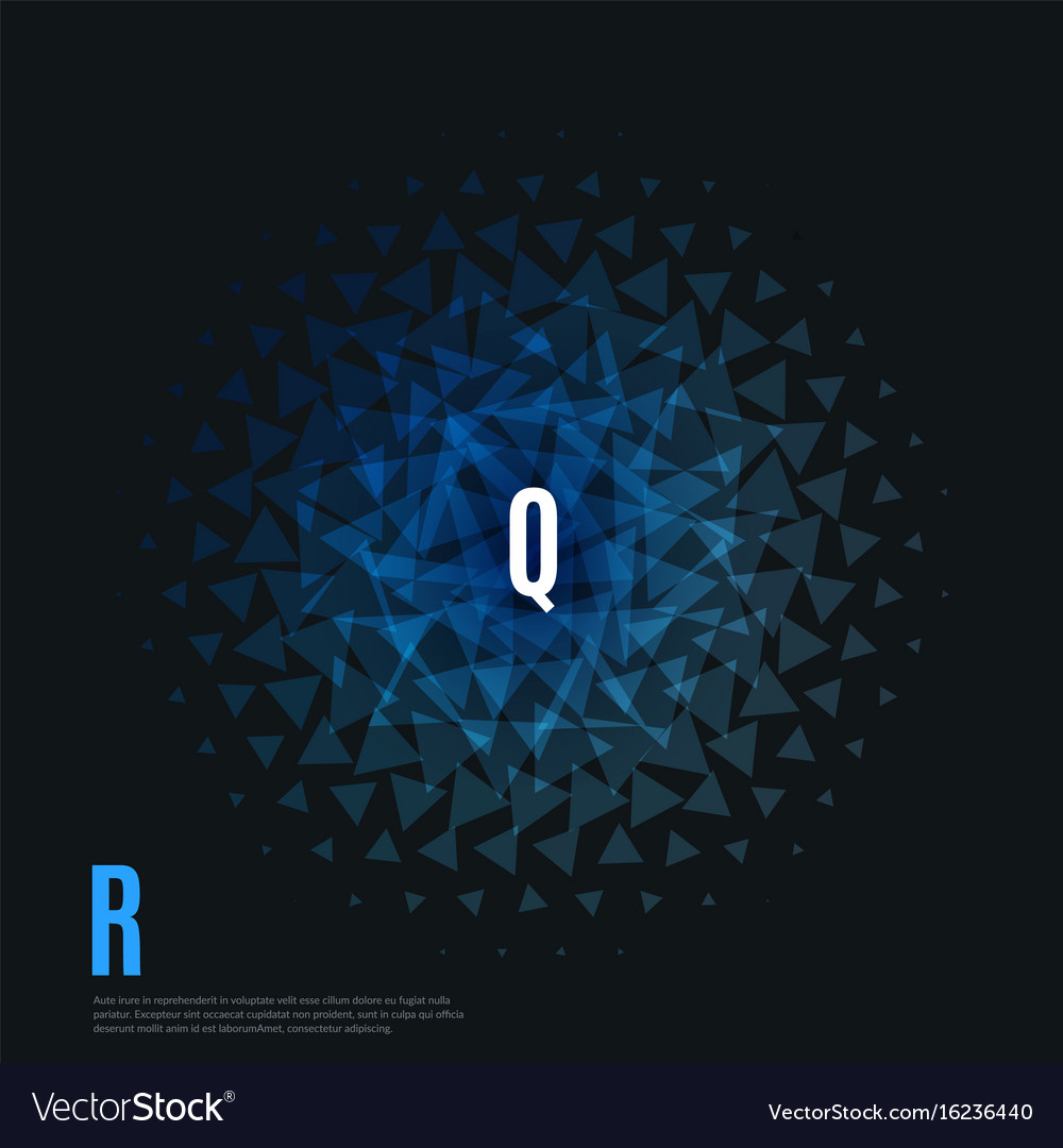 Abstract design background with triangles