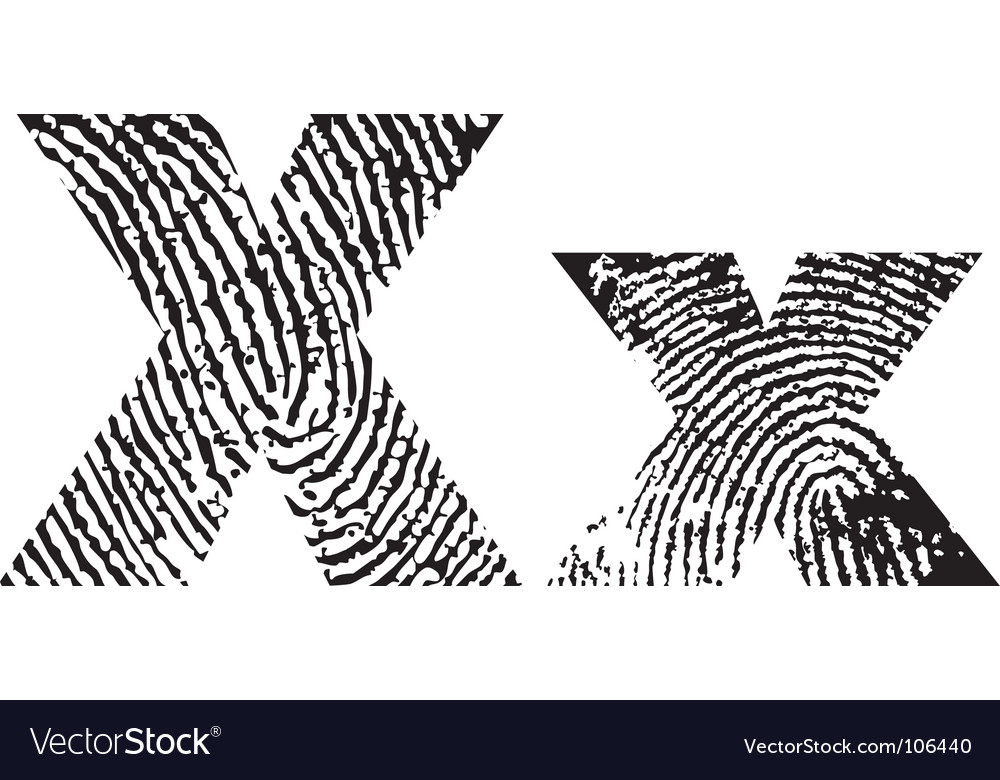 Abstract Fingerprint Text