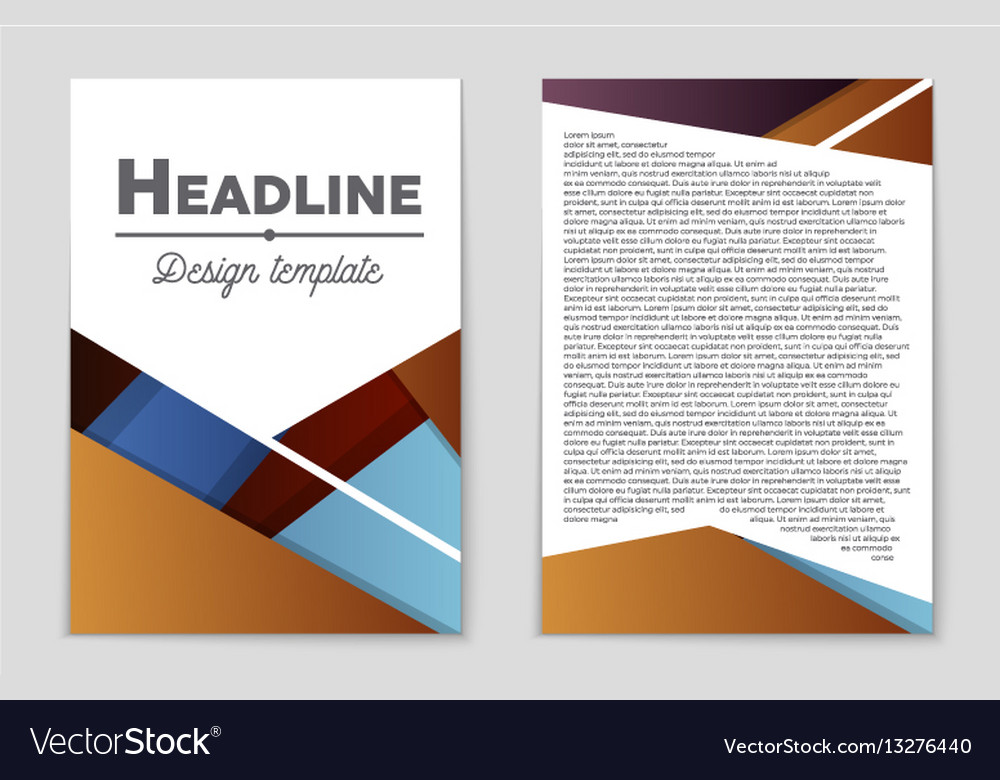 Abstract layout background set for art