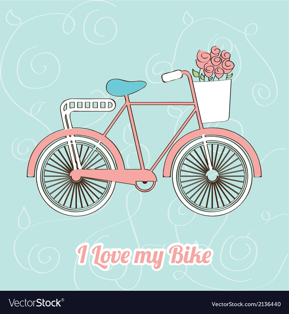 Bicycle design over blue background