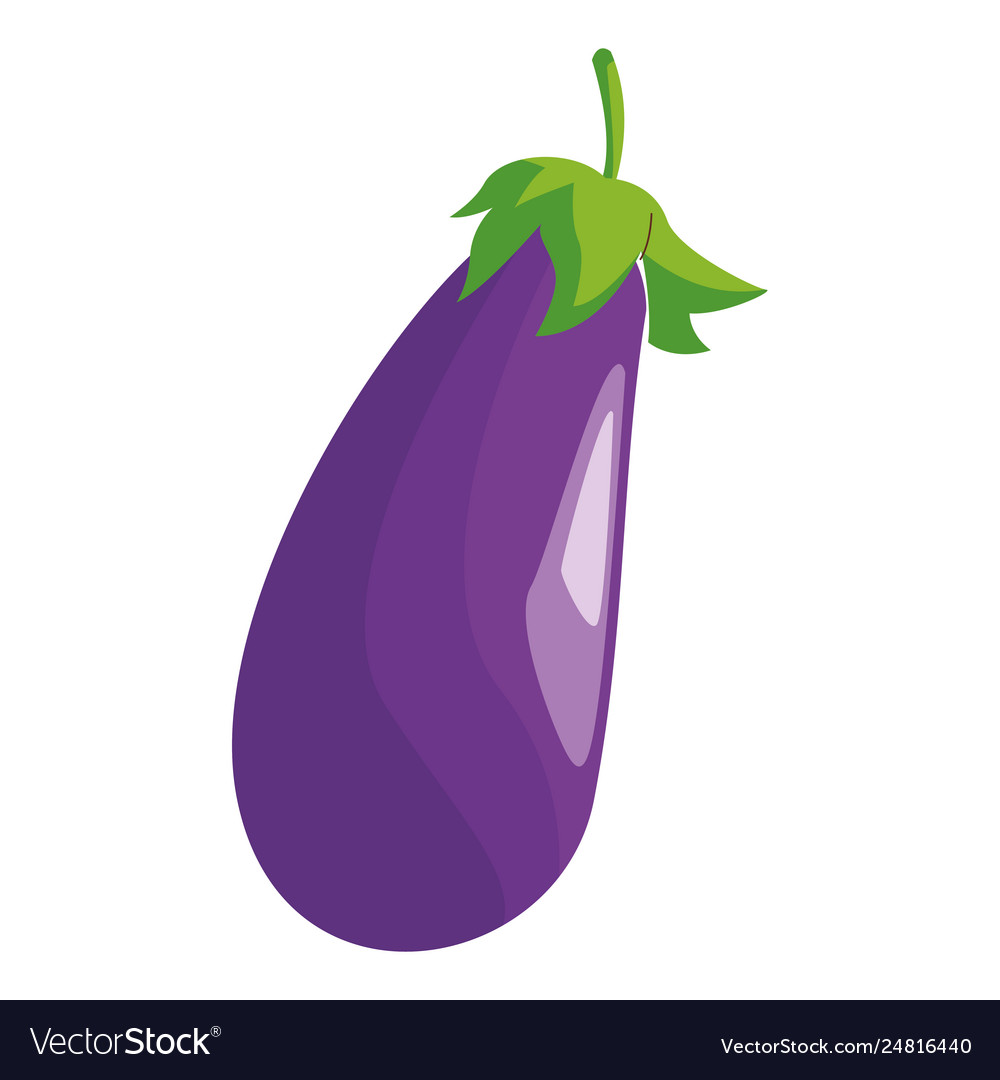 Auberginen Lizenzfreies Vektorbild - VectorStock