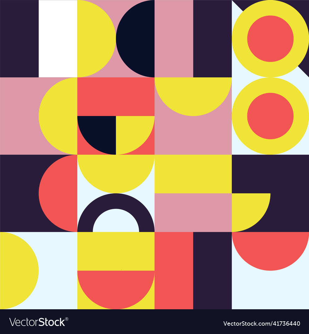 Simple geometric pattern vector image Simple geometric pattern