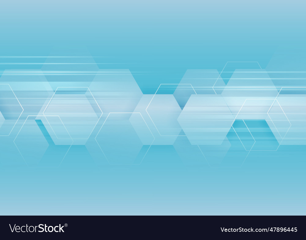 Abstract cube hexagon shape background digital