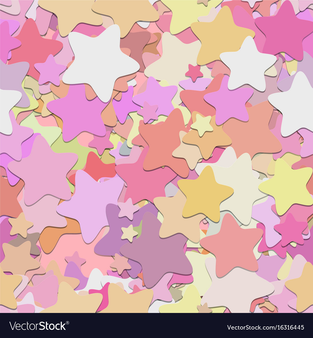 Abstract seamless random star background pattern