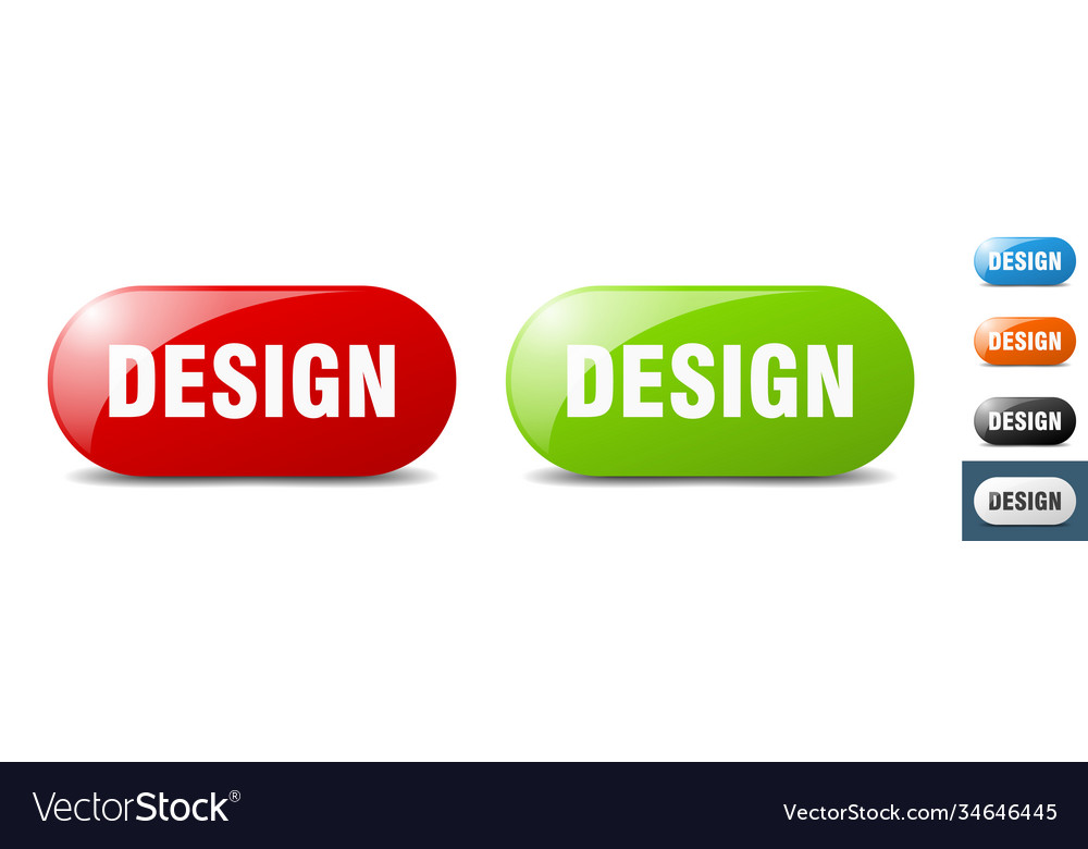 Design button key sign push set