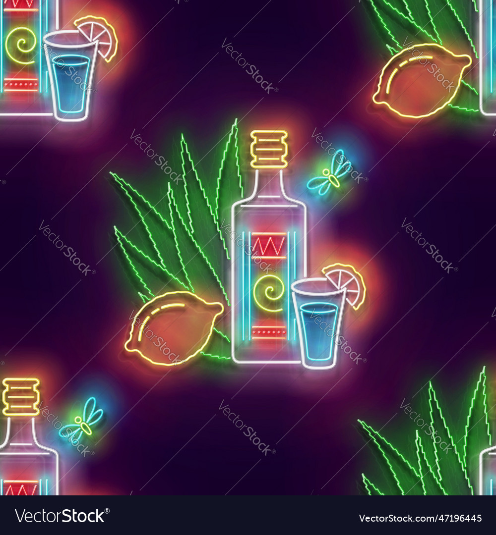 Glow Tequila Schuhmuster