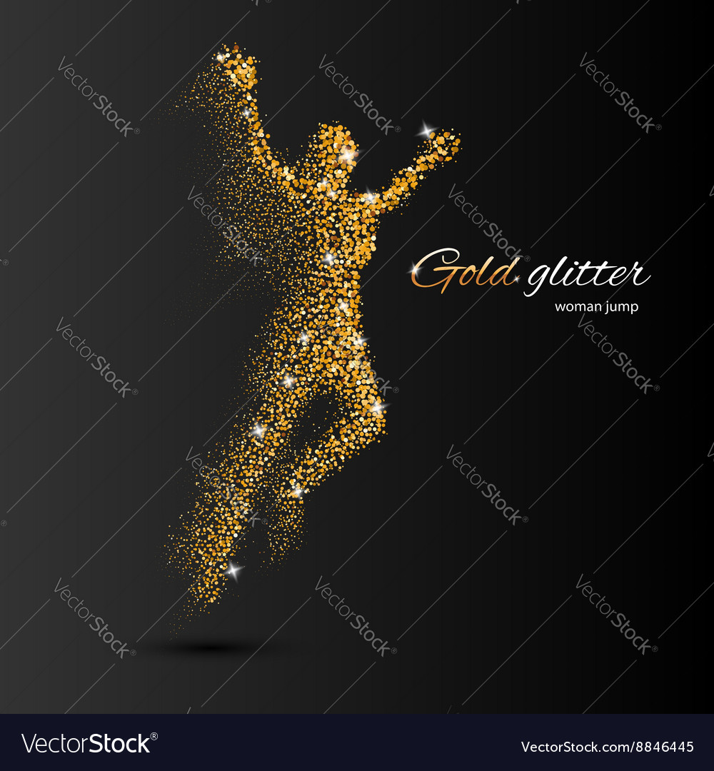 Gold Particle Jump
