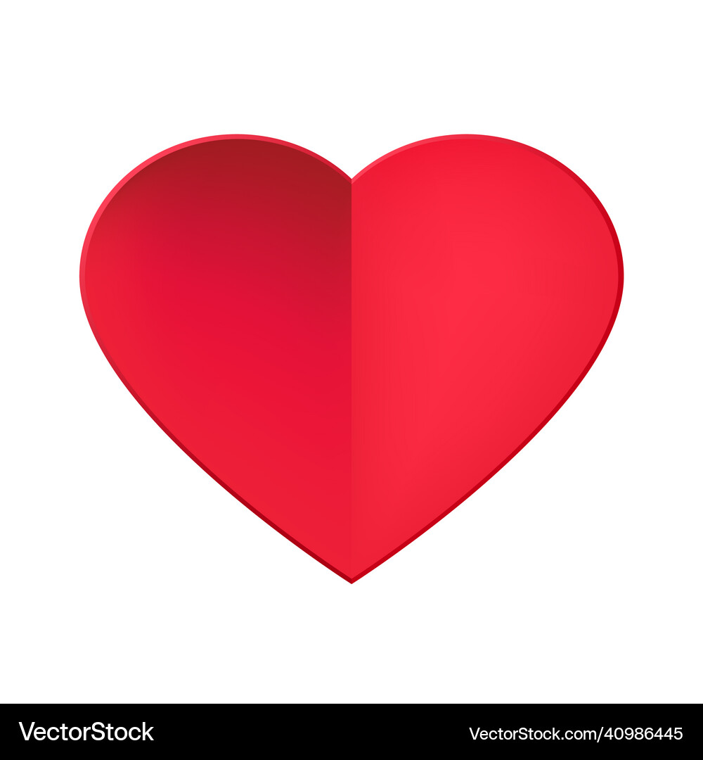 Heart Icon Royalty Free Vector Image Vectorstock