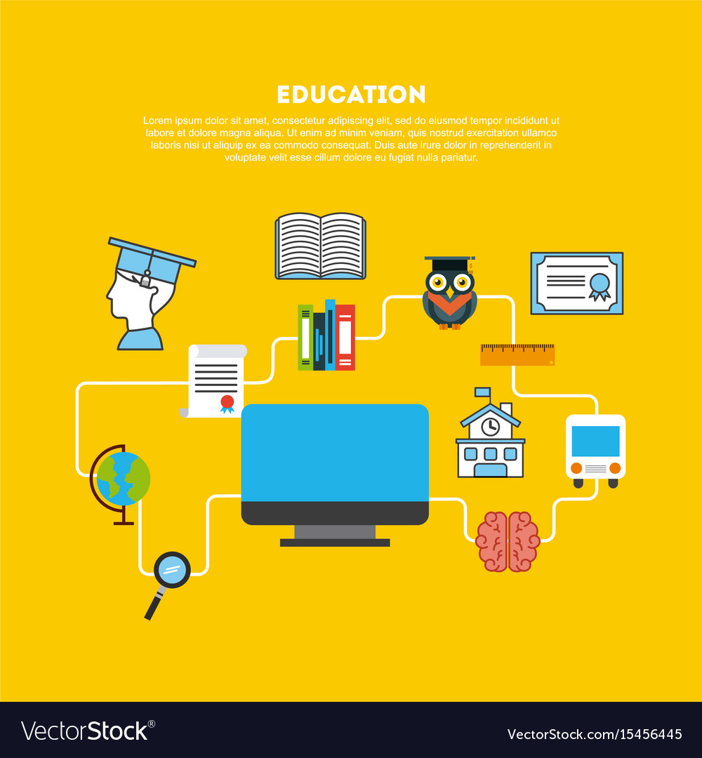 Icons set graduate Royalty Free Vector Image - VectorStock