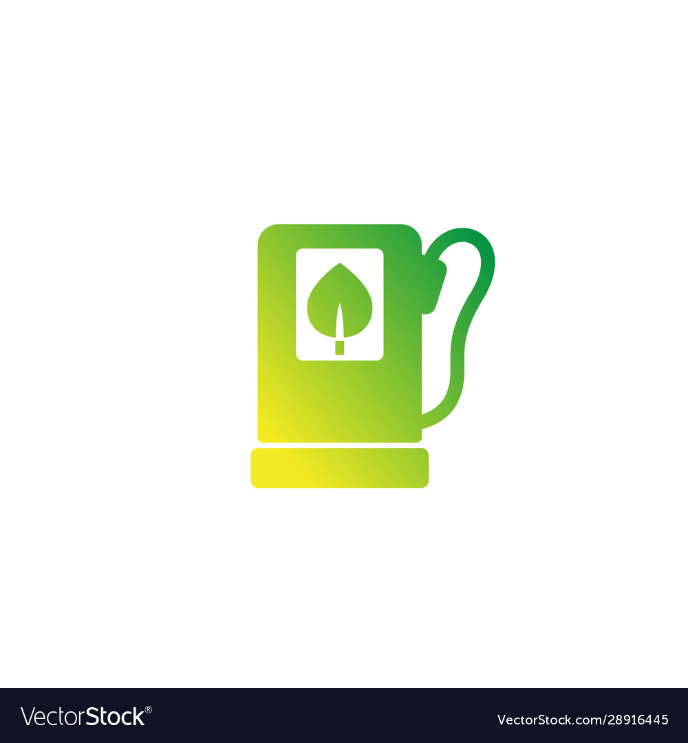 Renewable Energy Fuel Station Icon