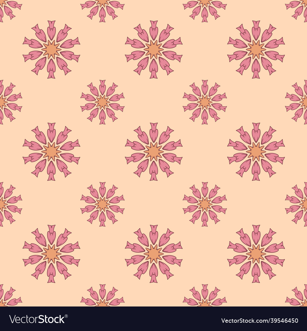 Seamless repeat pattern for packaging gift Vector Image