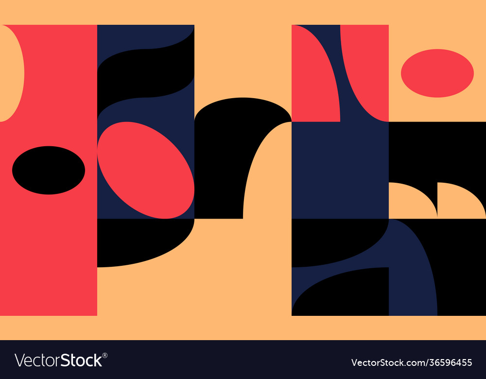 Abstract repetitive pattern design vector image Abstract repetitive pattern design