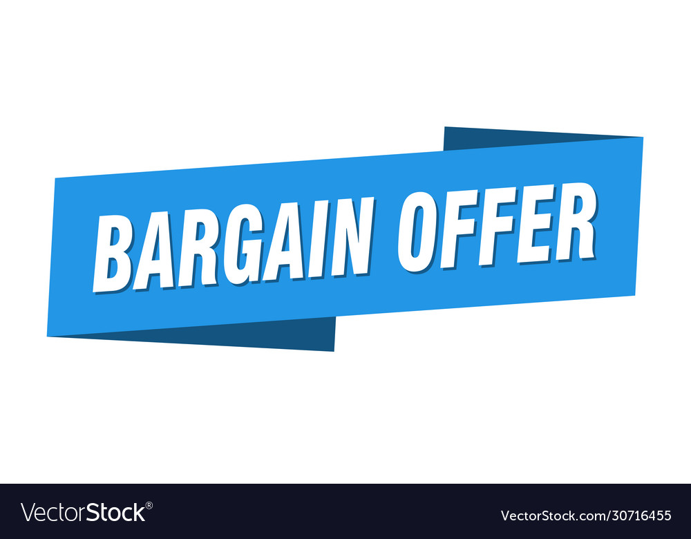 Bargain bieten Banner-Vorlage