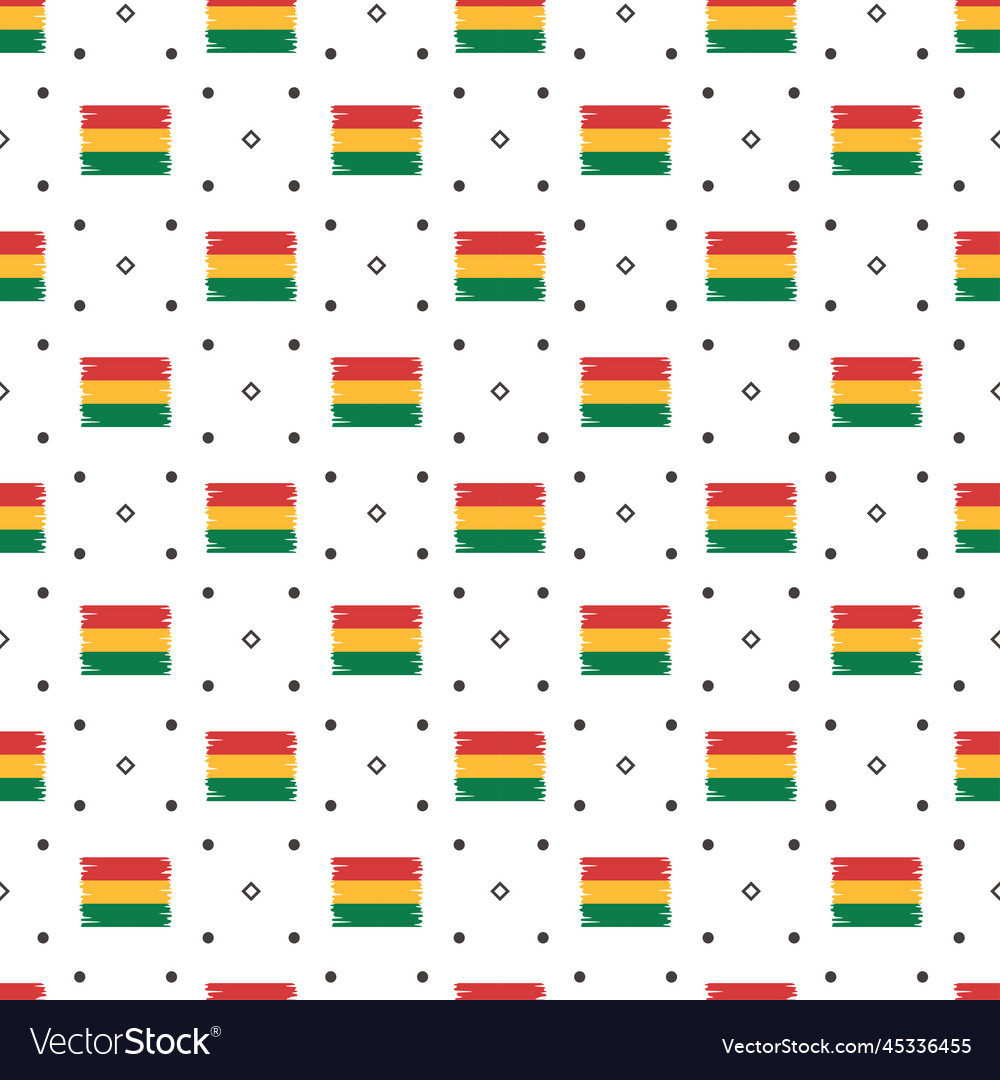 Black History Month Seamless Pattern Of African Vector Image Black History Month Seamless Pattern Of African Vector Image