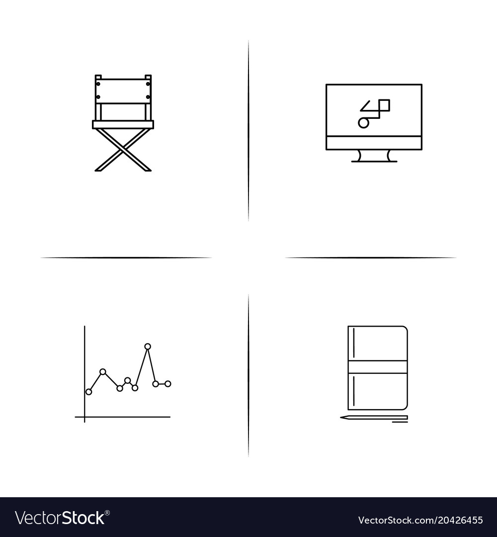 Creative process and design simple linear icon