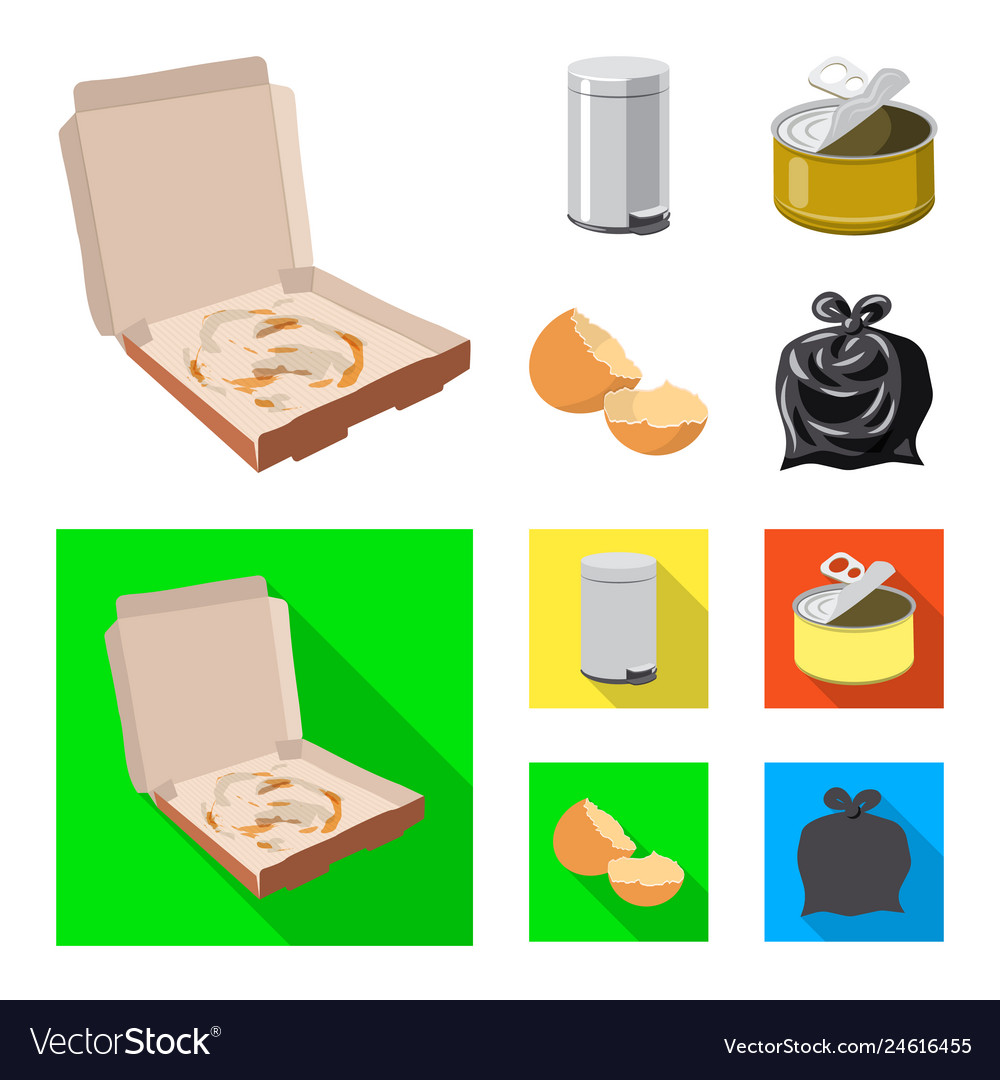 Design von Dump und Sortier-Icon-Set vector image Design von Dump und Sortier-Icon-Set