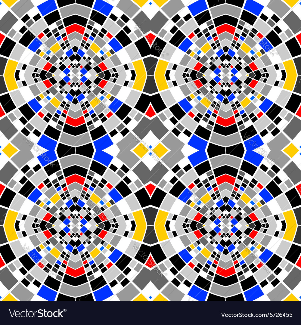 Design seamless colorful mosaic pattern