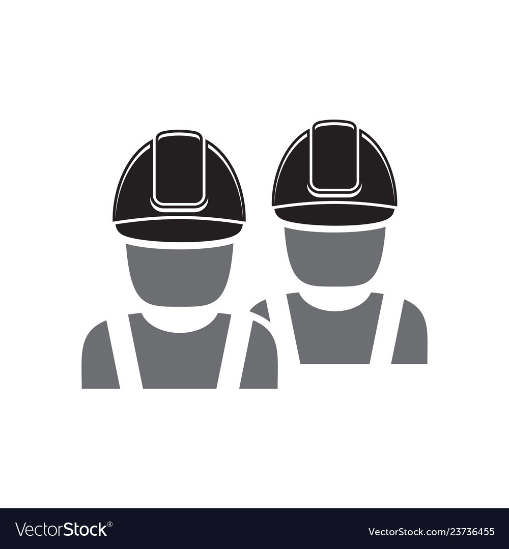 Field engineer icon on white background Royalty Free Vector