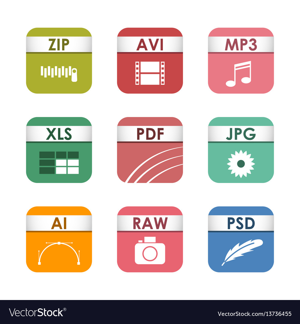 File Type & Format Icons