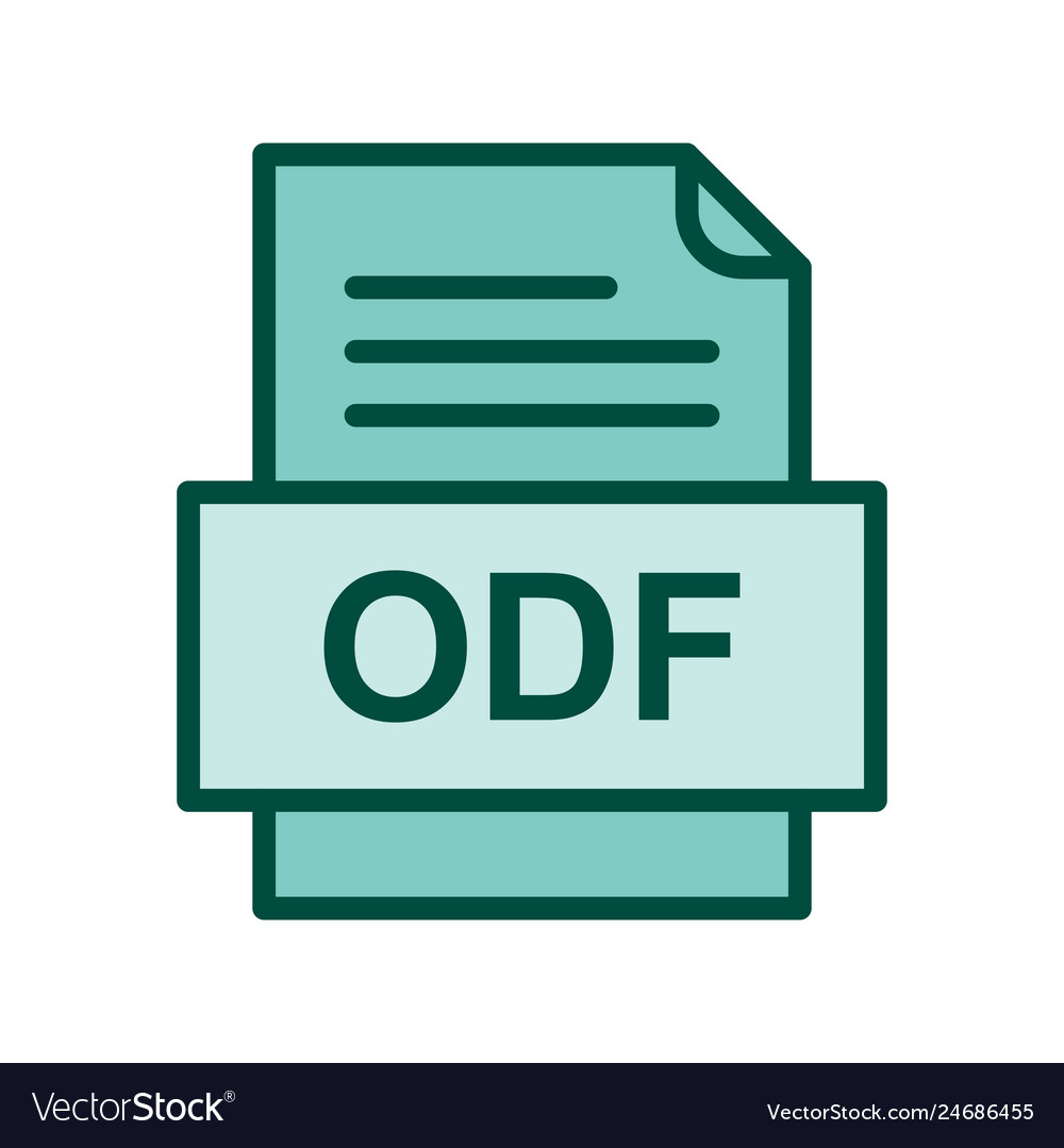 Odf file document icon