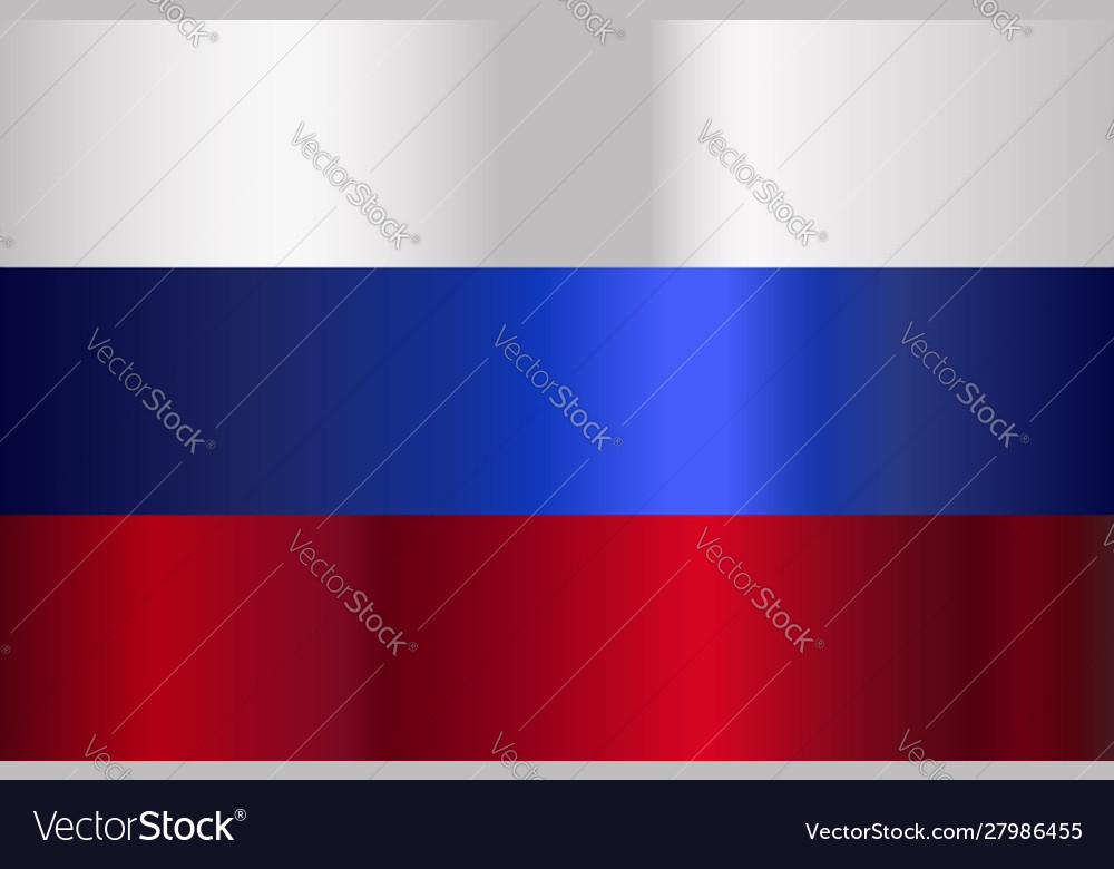 red white and blue russian flag