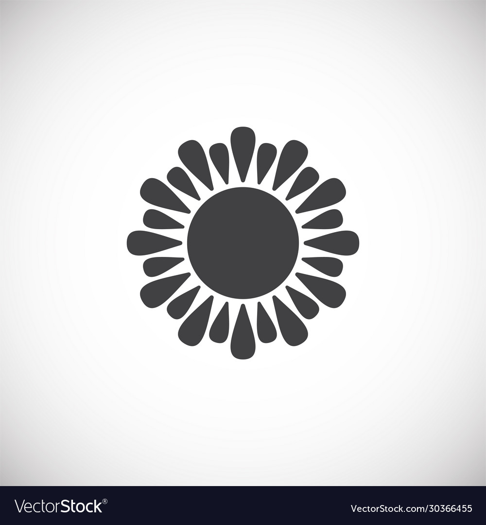 Sun related icon on background for graphic and web vector image Sun related icon on background for graphic and web