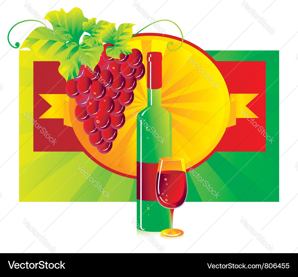 Wine Royalty Free Vector Image - VectorStock