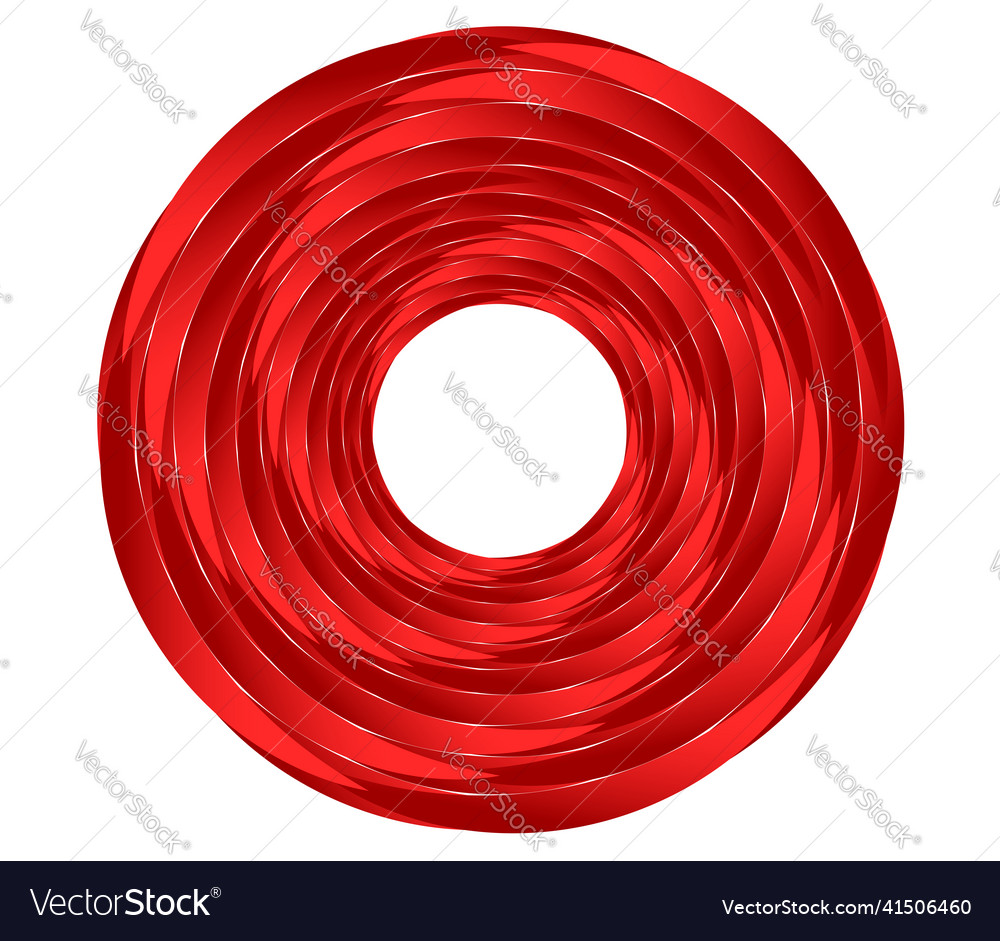 Abstract geometric circle ring design element vector image Abstract geometric circle ring design element