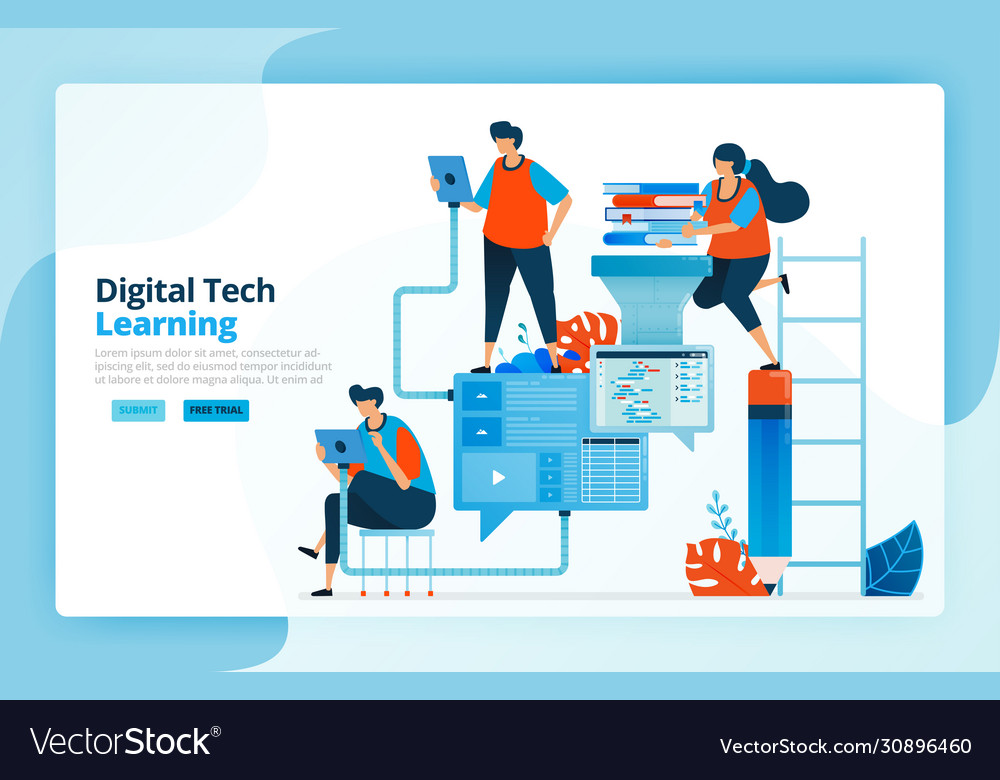Activities from modern learning processes Vector Image Activities from modern learning processes