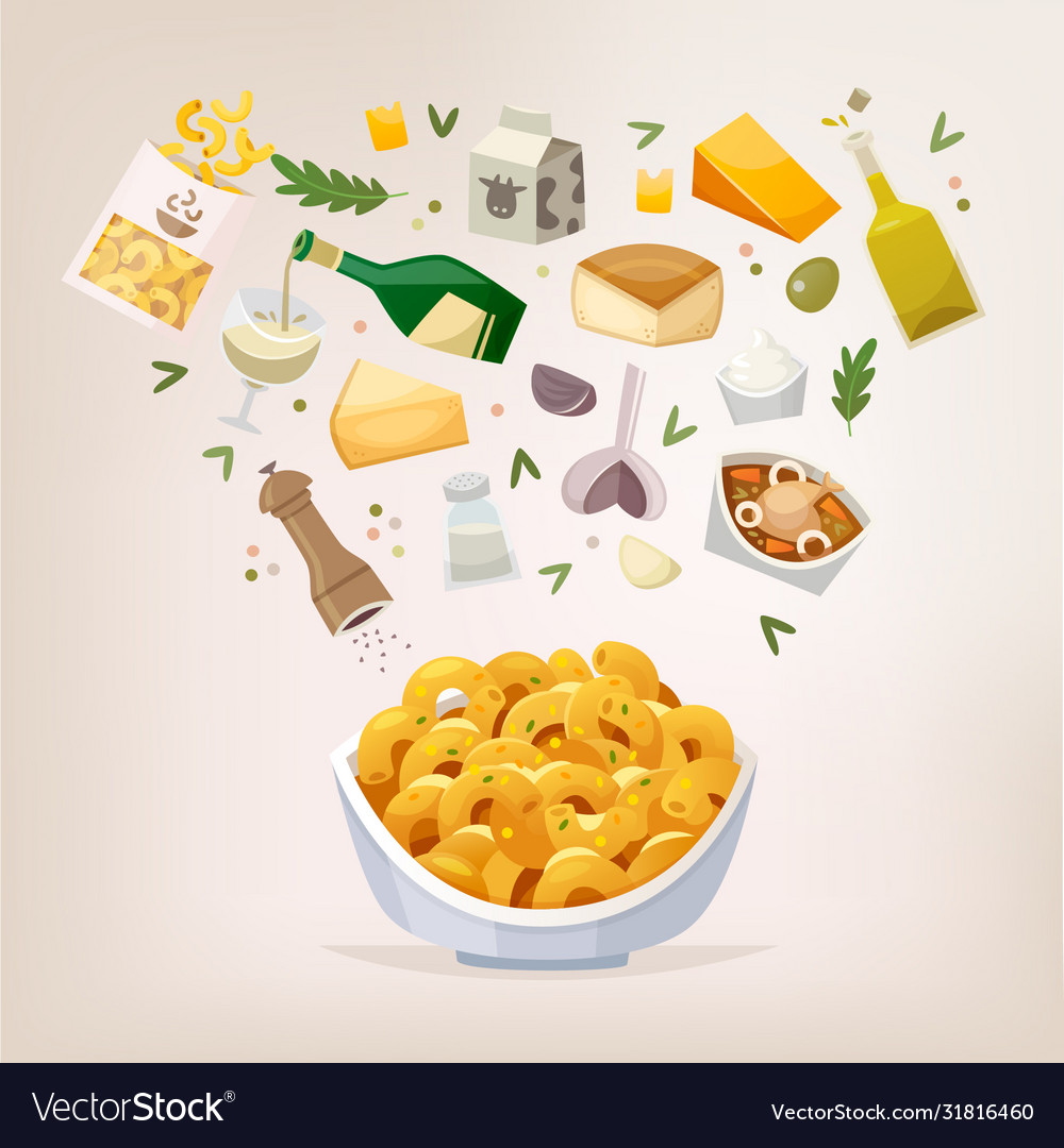 mac and cheese clipart