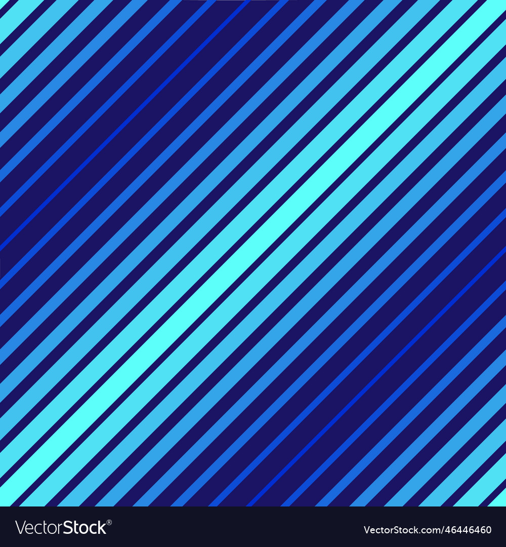 Diagonal lines in blue tones seamless pattern vector image Diagonal lines in blue tones seamless pattern