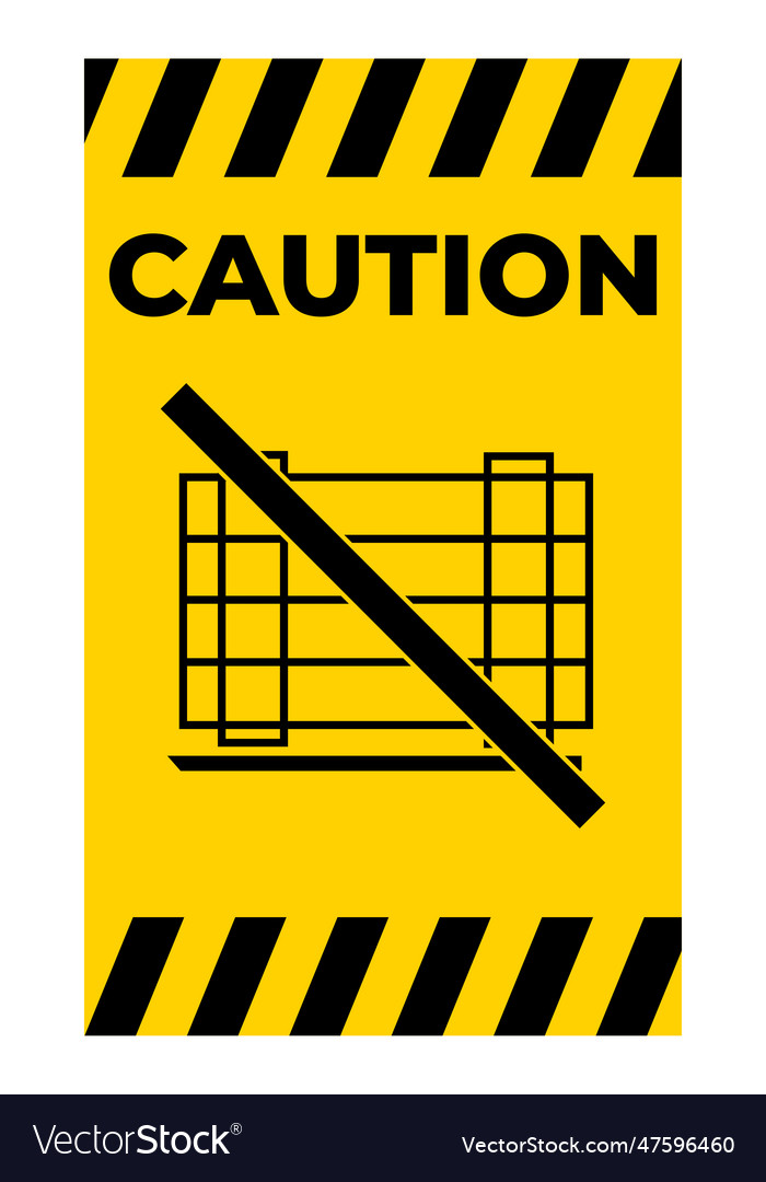 Do not obstruct symbol on white background