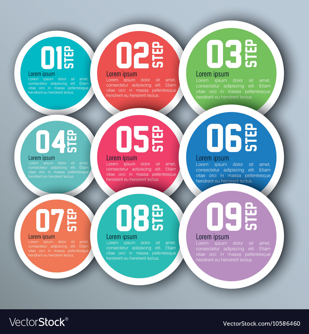 Infographic templates business design Royalty Free Vector