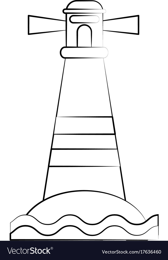 Insel Strand Leuchtturm