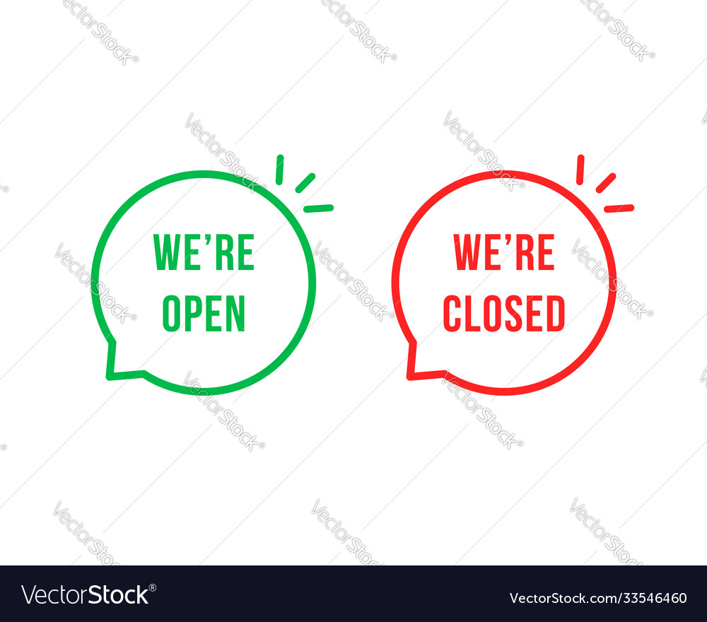 Open and closed linear bubbles