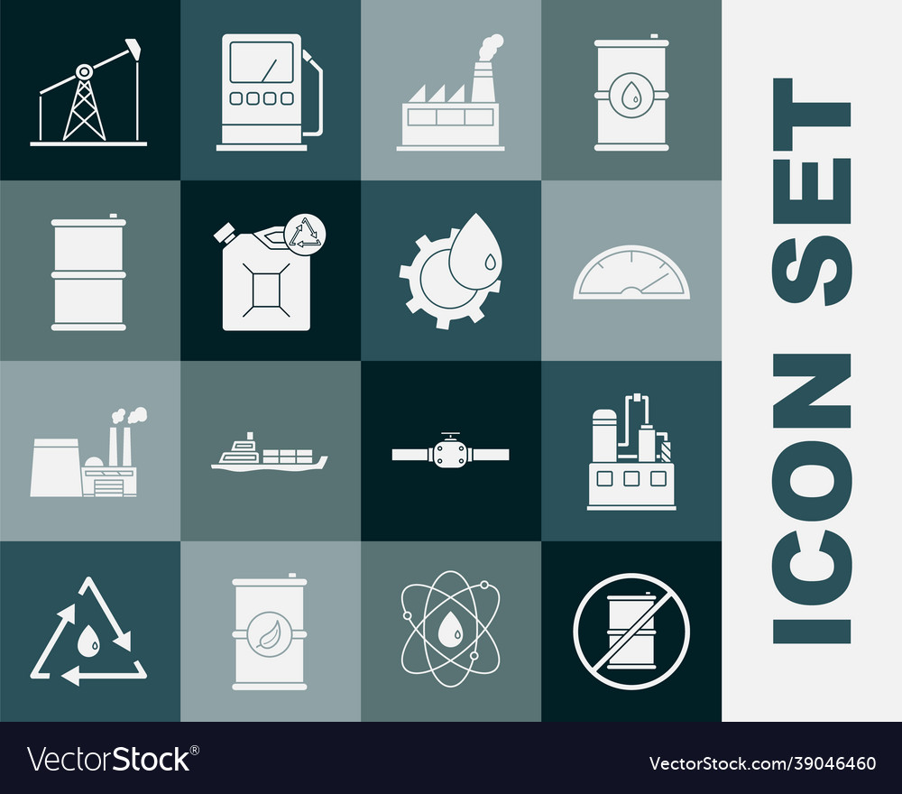 Set no barrel for gasoline oil industrial factory