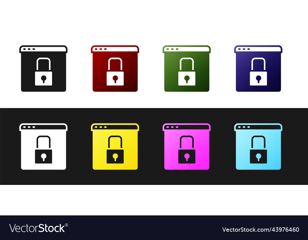 Sichern Sie Ihre Website mit https ssl-Symbol isoliert vector image Sichern Sie Ihre Website mit https ssl-Symbol isoliert