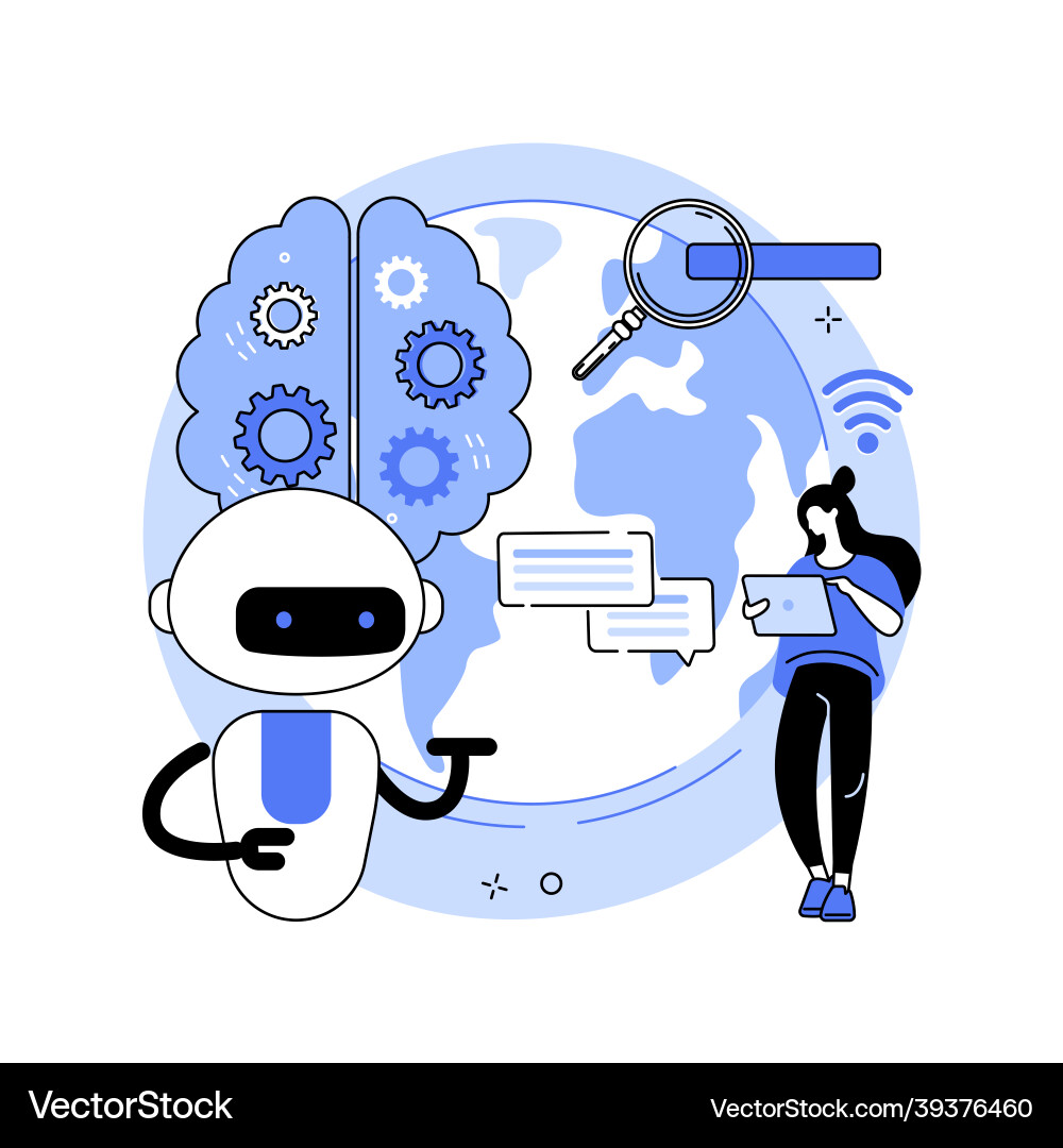 Technological revolution abstract concept Vector Image
