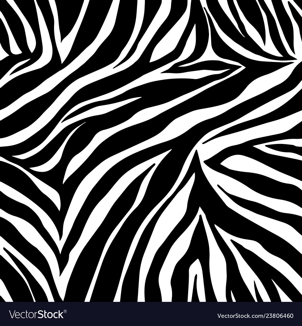 Zebra Print Seamless Pattern