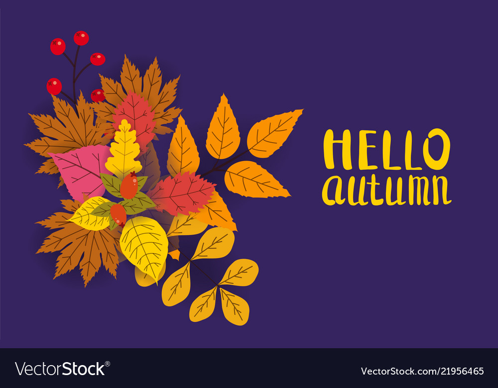 Autumn Leaves Falling Background