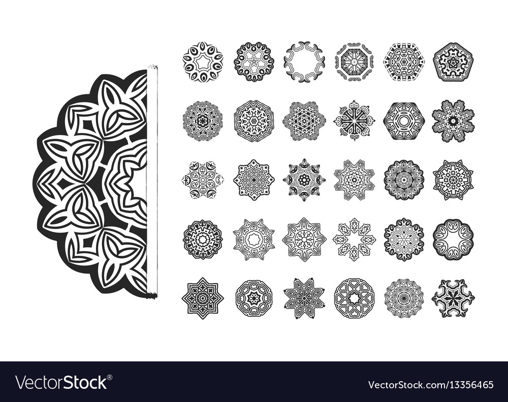 Circular pattern set
