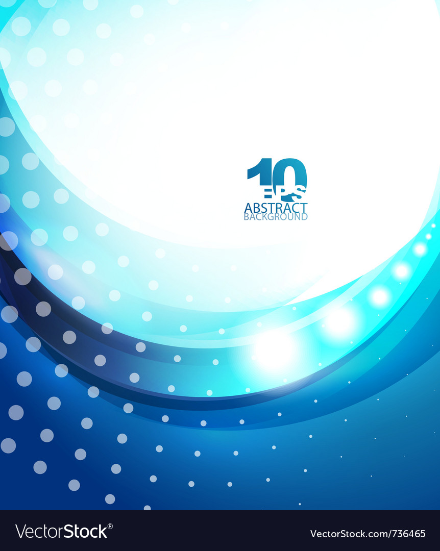Dynamic Blue Wave Background