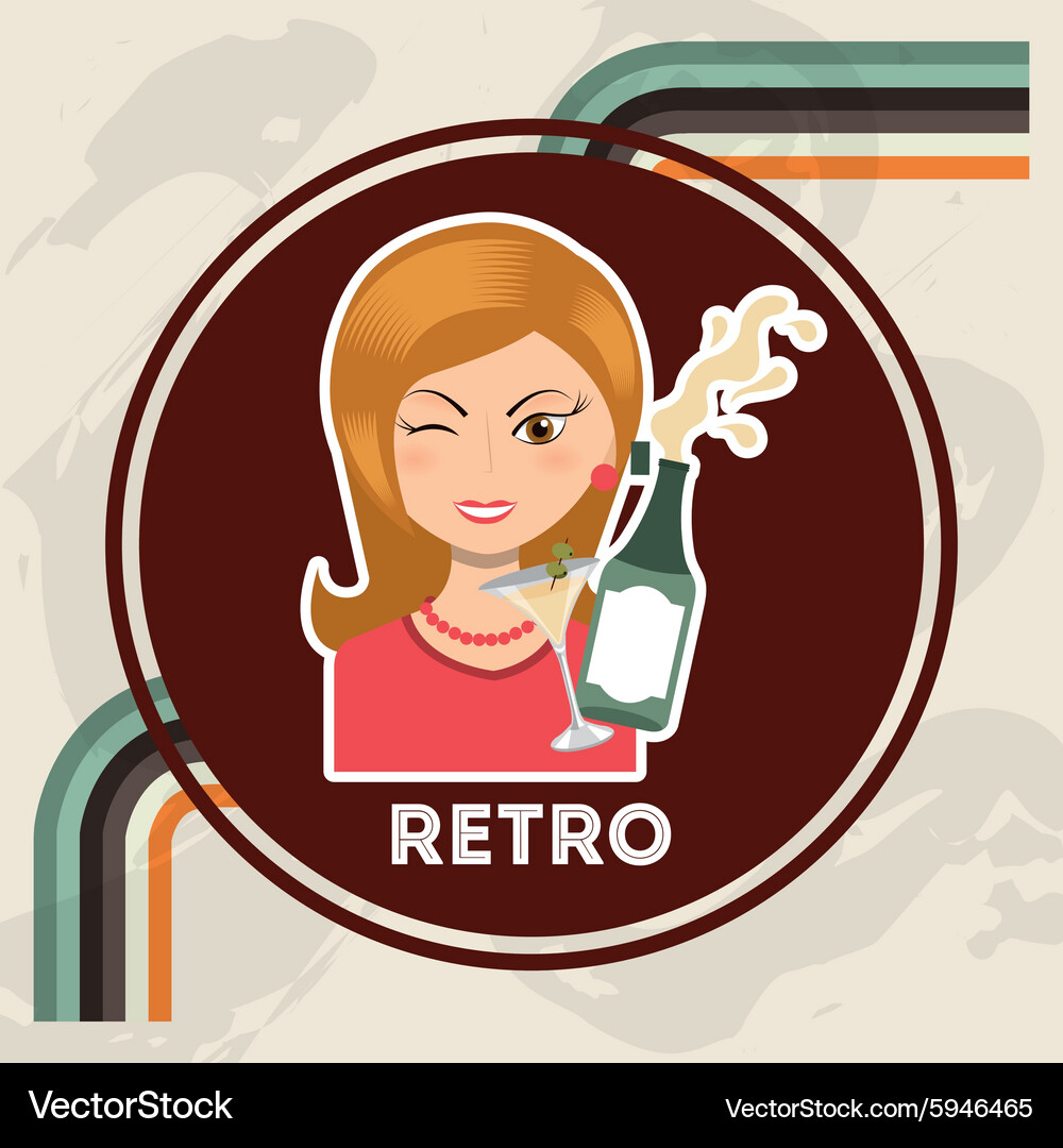 Retro party Royalty Free Vector Image - VectorStock