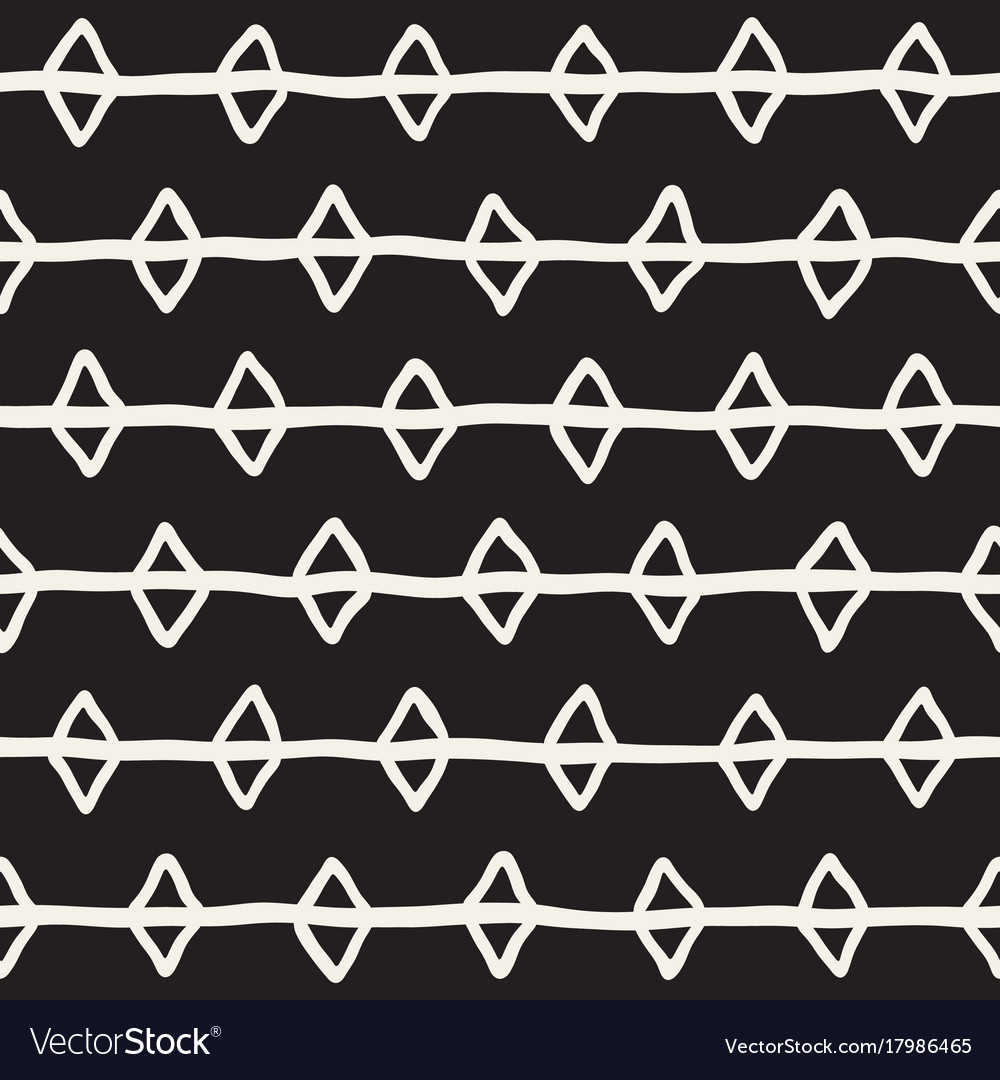 Seamless pattern with hand drawn lines abstract