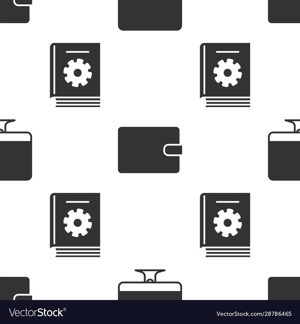 Set computer monitor screen wallet and user vector image Set computer monitor screen wallet and user